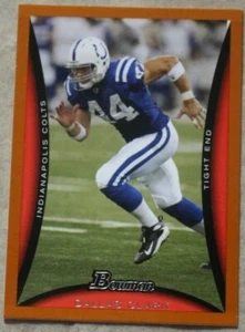 2008 Topps Bowman Dallas Clark Indianapolis Colts Card #99 Gold Frame 170/250 - Picture 1 of 2