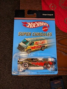 2006 Hot Wheels "SUPER CHROMES" *RODGER DODGER* (Gold Chrome) "Redlines" K4751 - Picture 1 of 10