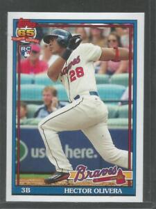 2016 Topps Archives #217 Hector Olivera NM-MT RC Rookie Braves 1991 Desi ID:1593