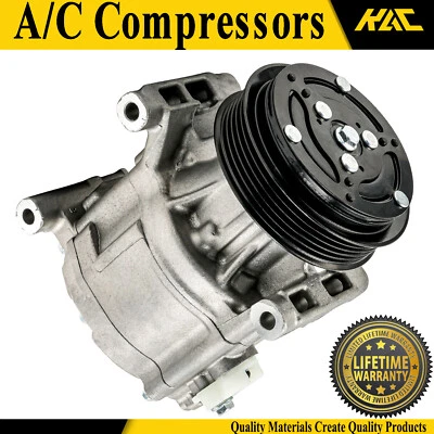 68323 A/C Compressors & Clutches For 2012 2013 2014-2019 FIAT 500 1.4L CO 29036C - Image 1 of 4
