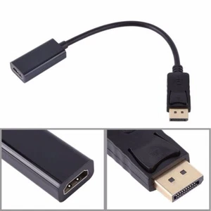 DP Display Port Male To HDMI Female Cable Converter Adapter - Picture 1 of 7