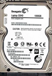 ST1000LX001 P/N: 1EM164-510 F/W: SD02 WU W77 12/2015 Seagate 1 TB - Imagen 1 de 2