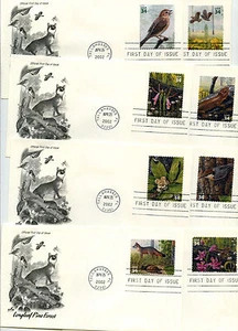 3611 (3611a-j) Juego de diez bosques de pinos de hoja larga FDC ArtCraft - Imagen 1 de 2
