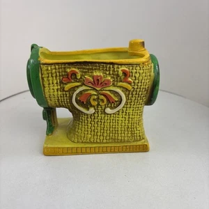 Ardco Japan Vintage Style Sew Seamstress Sewing Machine Planter VINTAGE rare - Picture 1 of 6