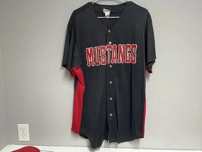 Camiseta de béisbol vintage Billings Mustangs negra roja talla 52/extra grande Foto 1 de 4