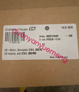 NEW Endress+Hauser XPD0037-AAA100 (XPD0037-1009/0) I/O module - Picture 1 of 2