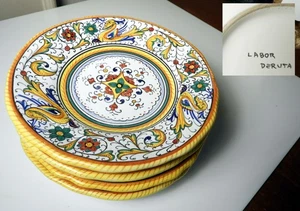 Deruta Italia RAFFAELLESCO 6 7/8" Platos de Pan, Juegos de 4, Como Nuevo/Sin Usar - Imagen 1 de 1