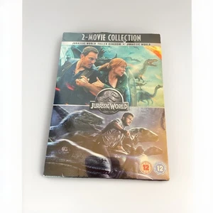 Jurassic World & Fallen Kingdom 2 Movie Collection Boxset DVD New & Sealed - Imagen 1 de 3