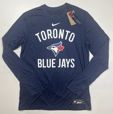 2025 Nike Authentic Collection Toronto Blue Jays Long Sleeve Dri Fit Medium NWT - Image 1 of 2