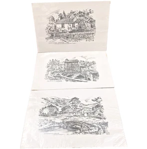 Kenneth Bromley Vintage Prints Set Lake District Scenes England c1960s - Picture 1 of 11