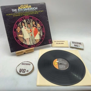 The Fifth Dimension- The Age Of Aquarius VG+/VG+ Ultrasonic Clean 1969 - Foto 1 di 4