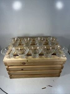 Lot of 9 Anchor Hocking Early American "Star of David" Punch Bowl Cups - Picture 1 of 7