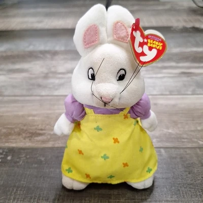 Ty Beanie Baby RUBY Bunny Nick Jr. Max & Ruby Plush - Image 1 of 4