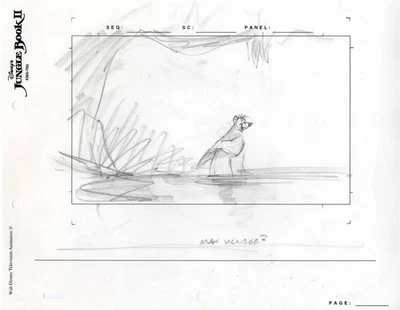 Storyboard original de Baloo del Libro de la Selva II (2003) Foto 1 de 2