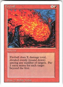 Fireball C Revised Edition 3ED Normal MTG LP/MP - Picture 1 of 2