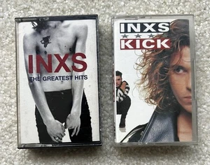 INXS Cassette Tapes Kick & Greatest Hits - Picture 1 of 4