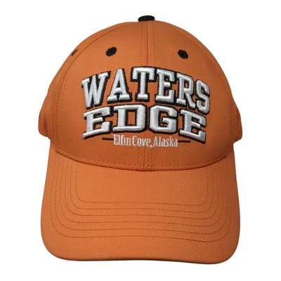 Waters Edge Snapback Hat Orange One Size Embroidered Top of the World - Image 1 of 4