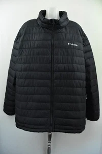 COLUMBIA Omni-Head Mens Padded Jacket Black Zip Neck Outdoor Coat size 5x NEW - Picture 1 of 14