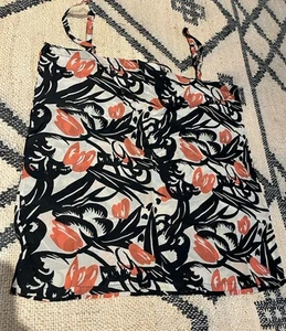 Nuevo Invierno Kate Clementine Floral Seda Crepé Camiseta sin Mangas Blusa Boho Hippie Talla M - Imagen 1 de 5