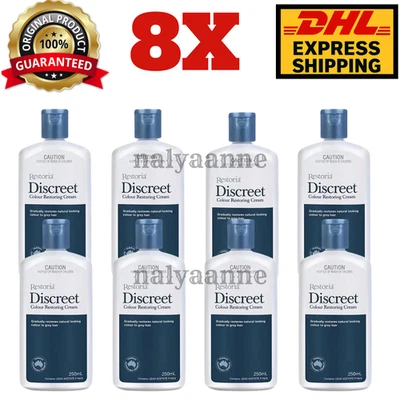 8X Restoria Crema Cabello Discreta Restaurador Gradual de Color para Cabello Gris/Gris Foto 1 de 4