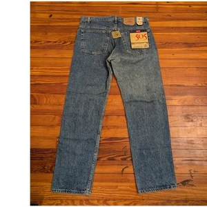 Levis Red Tab 1989 505 Jeans Dead Stock Size 38X30 - Picture 1 of 8