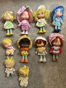 Vintage 1982, Strawberry Shortcake Lot Of 10 Doll FIgures Kenner - Bild 1 von 7