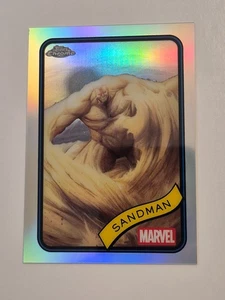 2025 TOPPS CHROME MARVEL - SANDMAN #91 REFRACTOR - Picture 1 of 3