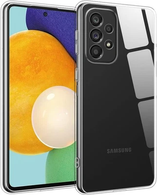 Funda Transparente Antigolpes Protectora Delgada Cubierta para Samsung Galaxy A52 5G Foto 1 de 2