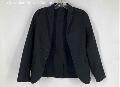 Dior Mens Black Long Sleeve Notch Lapel Two-Button Suit Blazer Size 12A w/COA - Image 1 of 4