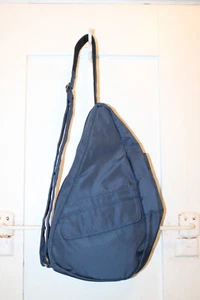 AMERIBAG Healthy Back Bag Blue 15 inch Travel Everyday Microfiber Solid #7102 - Picture 1 of 13