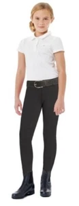 Child's Ovation AeroWick Silicone Knee Patch Riding Tight Black XLARGE 14 BREECH - Picture 1 of 1