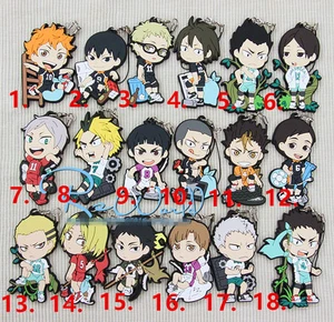 Portachiavi in gomma T228 Hot anime haikyuu raro cinturini cosplay carino - Foto 1 di 3