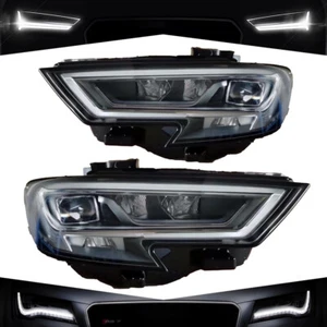LED Headlights R & L For 2017-2020 Audi A3 OEM 8V0941034C 8V0941033C - Bild 1 von 20