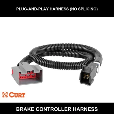 CURT 2012-2019 Lincoln MKT All Brake Controller Harness - Image 1 of 4