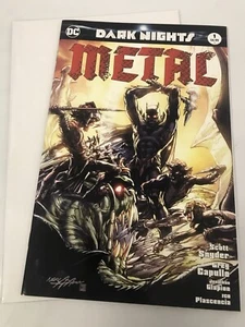 DARK NIGHTS METAL #1 - Cubierta variante exclusiva de cómics de leyendas de Neal Adams - Casi nuevo - Imagen 1 de 9