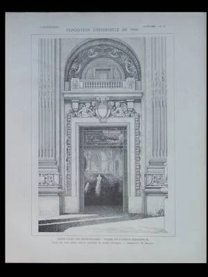 L'ARCHITECTURE N°43 1900 - PARIS, GRAND PALAIS, PETIT PALAIS, DEGLANE, GIRAULT - Photo 1/2