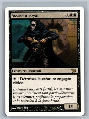 Magic The Gathering FRENCH 8th Edition Royal Assassin #159/350 MTG TCG Eighth - Image 1 of 2