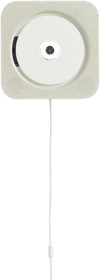 CD Player Wall Mount Bluetooth Audio Stereo Remote Control White NEW - Image 1 of 1