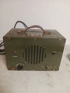 VINTAGE U.S. SIGNAL CORPS LOUDSPEAKER LS-10A  #218 - Picture 1 of 8