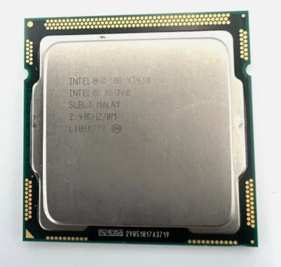 Intel Xeon X3430 2.40GHz Quad Core CPU LGA1156 8MB Cache Tested Working - Image 1 of 2