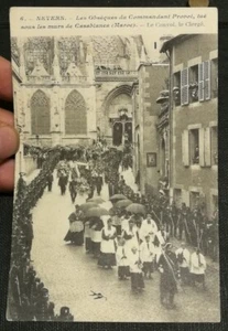 CPA 58 NEVERS - Obsèques du Commandant PROVOT tué à CASABLANCA le convoi - Imagen 1 de 2