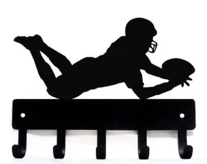 Football Catcher Key Rack- Made in USA - 2 size options - Picture 1 of 3