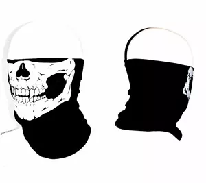 100 PC LOT USA MADE WHOLESALE Skeleton Skull Face mask Neck Tube Scarf Bandanas - Bild 1 von 4