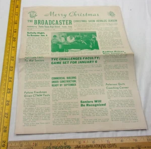 Tustin High School 12/1960 Zeitung Broadcaster Basketball Winds - Bild 1 von 7