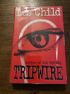 SIGNED Tripwire by Lee Child 1st Printing First Edition 1999 HCDJ Jack Reacher - Picture 1 of 12