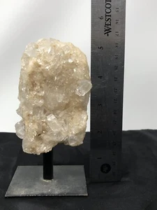 Quartz Cluster Crystal Specimen w/ Stand 1LBS 0.5oz Gorgeous! Brazil N30 - Picture 1 of 12