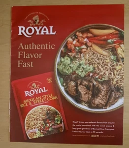 Publicidad impresa de arroz y maíz callejero estilo real mexicano 2023 - Imagen 1 de 1