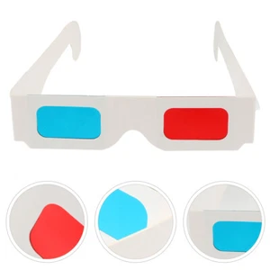 100Pcs Anaglyph Karton Rot Und Cyan Anaglyph Film Karton 3D Film Spiel - Bild 1 von 12