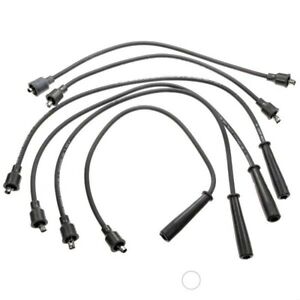 29519 Set of 4 Spark Plug Wires New for Chevy Suzuki Samurai Geo Tracker GMC