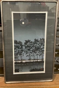 Original Signed & Numbered 13/200 Shufu Miyamoto Japanese Woodblock Print - Picture 1 of 9
